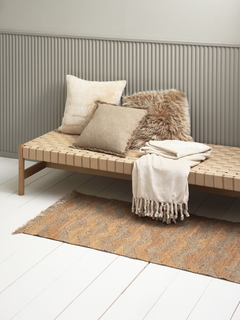 Thảm sàn | SOLDUG | sợi đay | màu tự nhiên | R70xD140cm