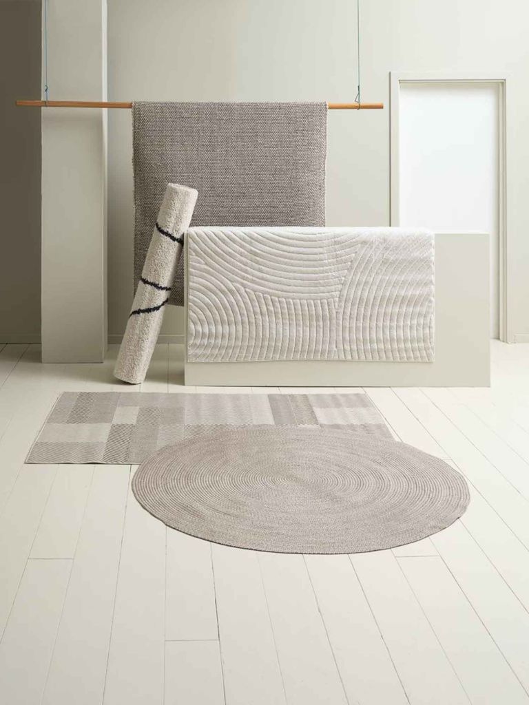 Thảm phòng khách | SANDFIOL | polypropylene | màu kem | R130xD193cm