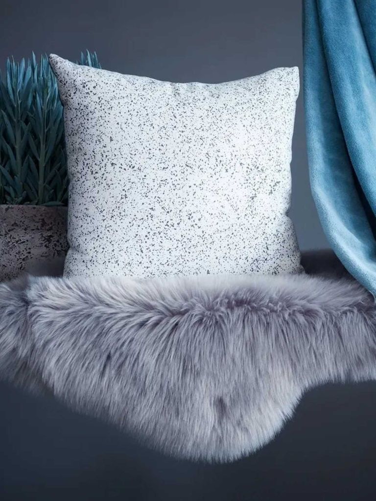 Thảm l&ocirc;ng | TAKS | acrylic | x&aacute;m | R60xD90cm