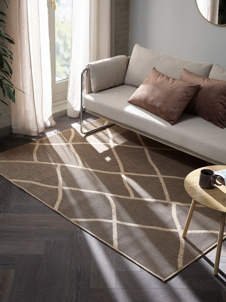 Thảm phòng khách | GYLLENLAKK | polypropylene | màu tự nhiên | R140xD200cm