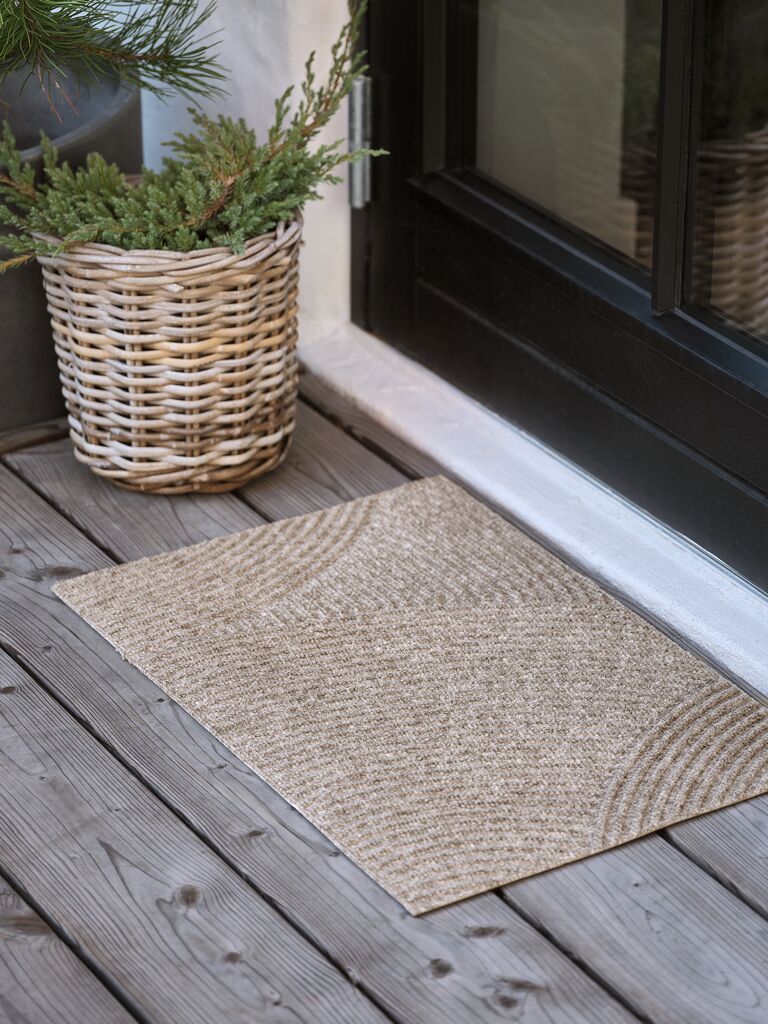 Thảm cửa | VRANGALM | polyester/polypropylene | be | R40xD60cm