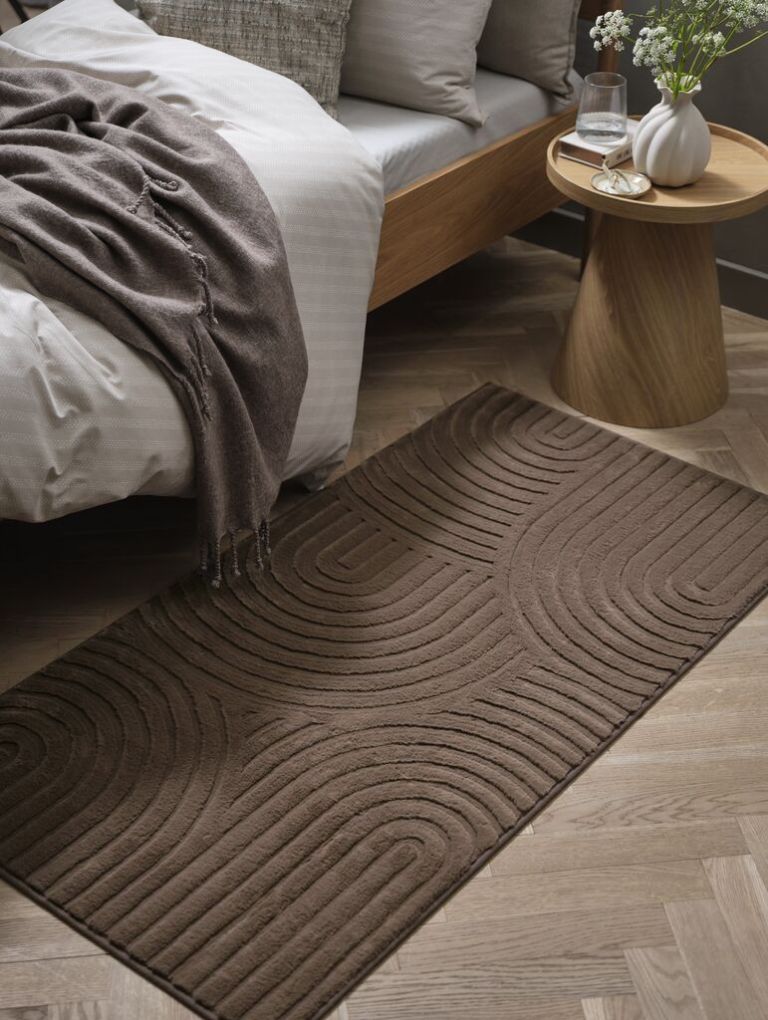 Thảm sàn | STRANDRISP | polyester | nâu | R70xD140cm