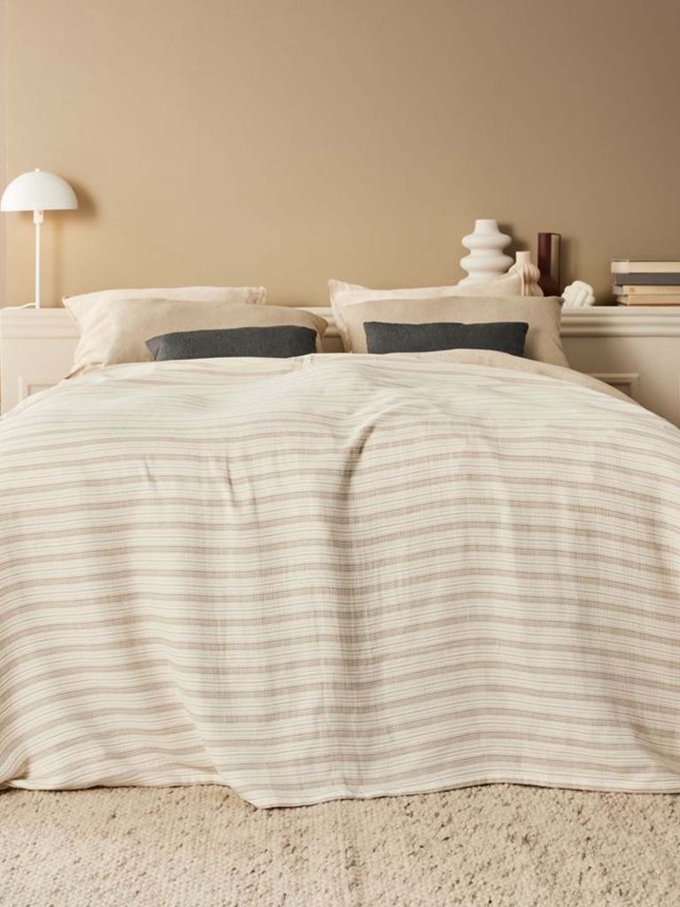 Gối trang trí | LILJE | polyester | xám | R35xD50cm