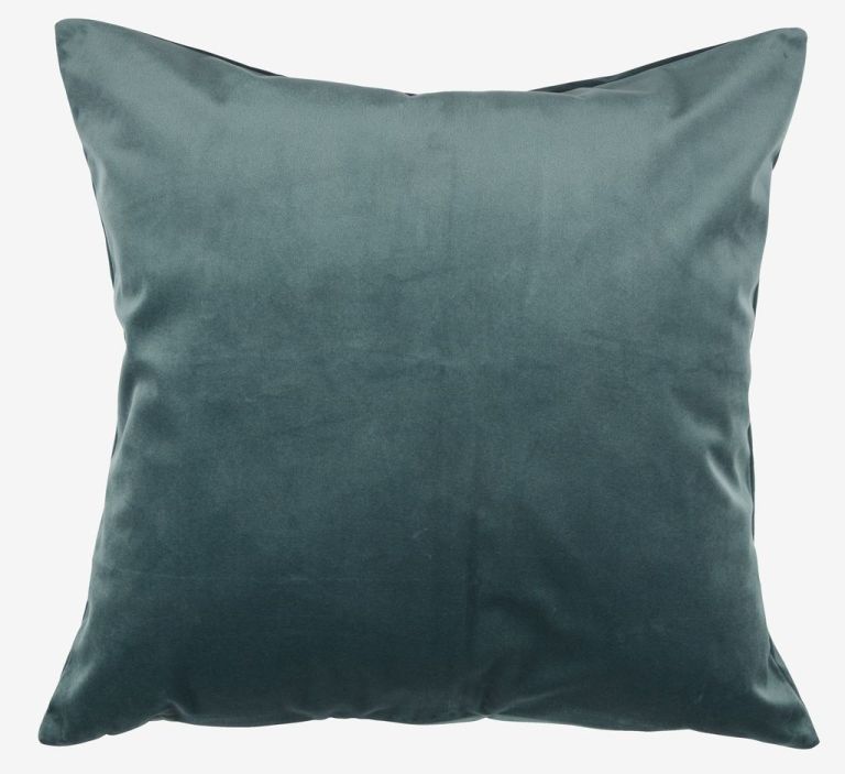 Vỏ gối trang trí | ERTEVIKKE | polyester | xanh lá đậm | R50xD50cm
