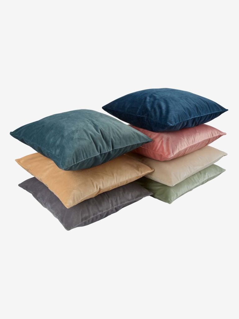 Vỏ gối trang trí | ERTEVIKKE | polyester | xanh lá đậm | R50xD50cm