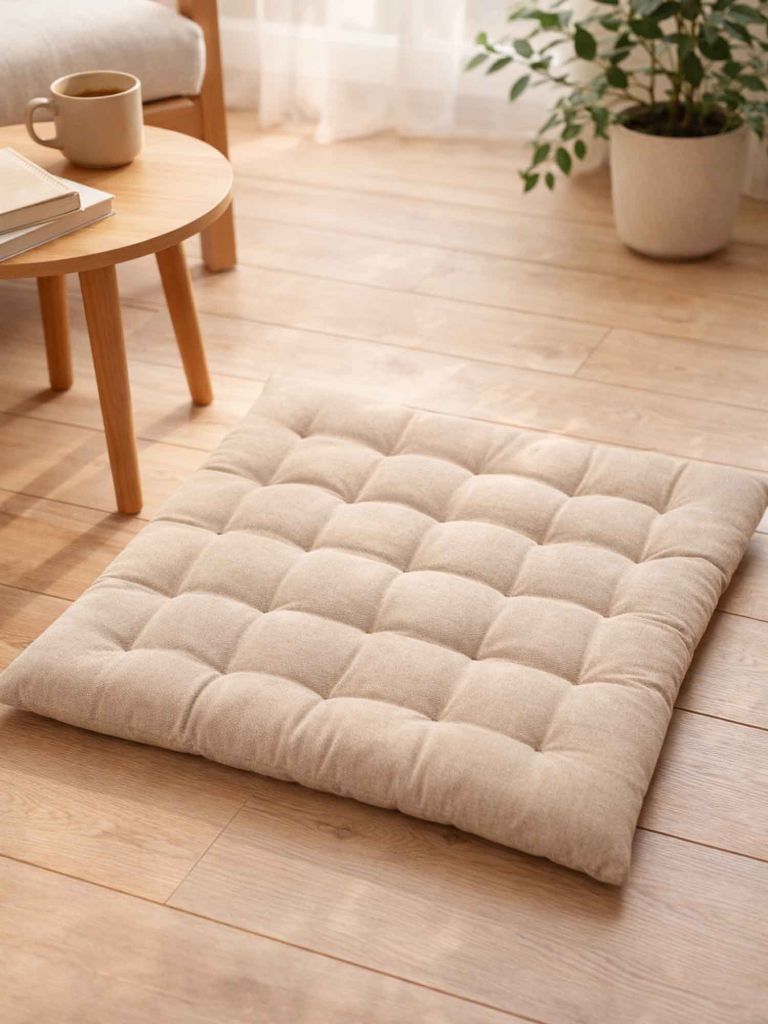 Đệm ngồi | ELVESNELLE | cotton | be | R40xD40xC4cm