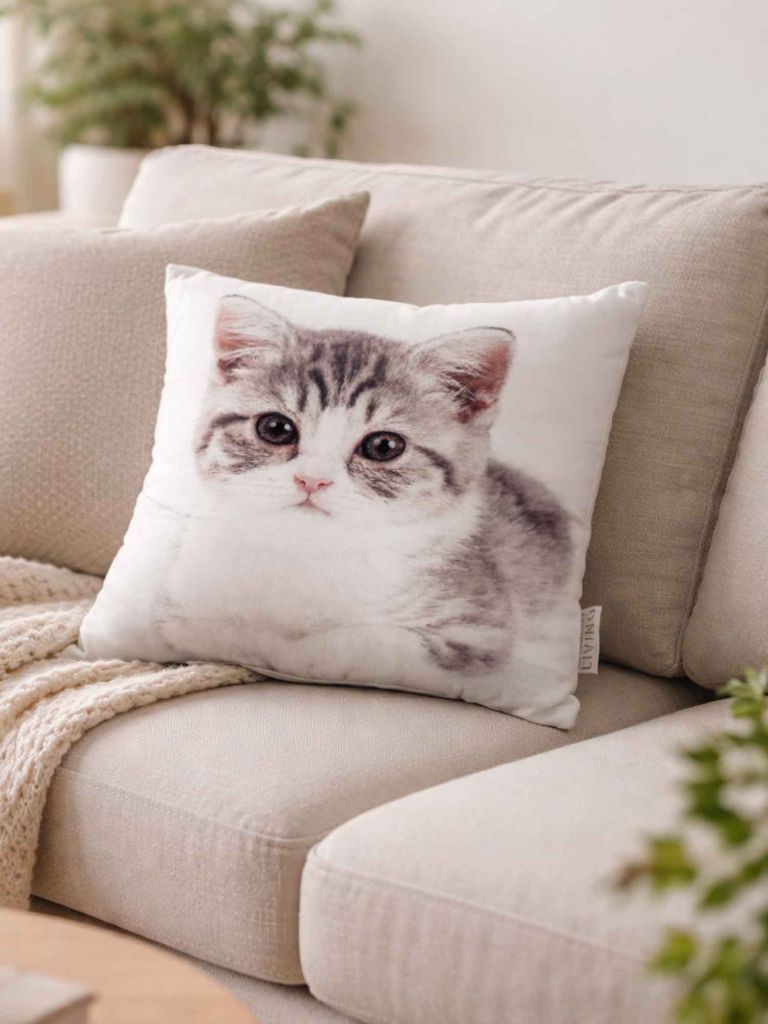 Gối trang trí | FLADSTJERNE | polyester | nhiều màu | R30xD30cm