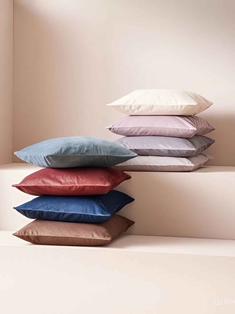 Vỏ gối trang tr&iacute; | ERTEVIKKE | polyester | xanh | R50xD50cm