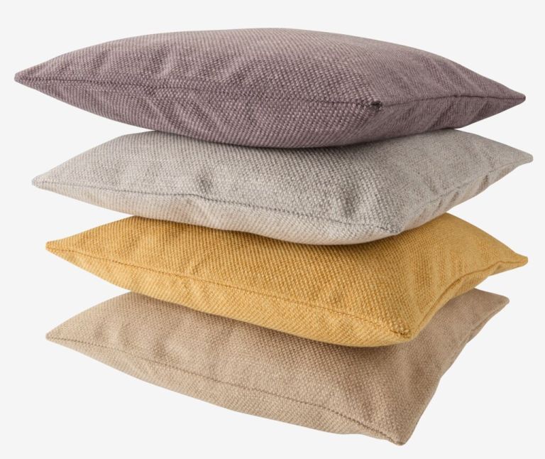 Vỏ gối trang tr&iacute; | SPARRIS | polyester | x&aacute;m nhạt | R40xD40cm