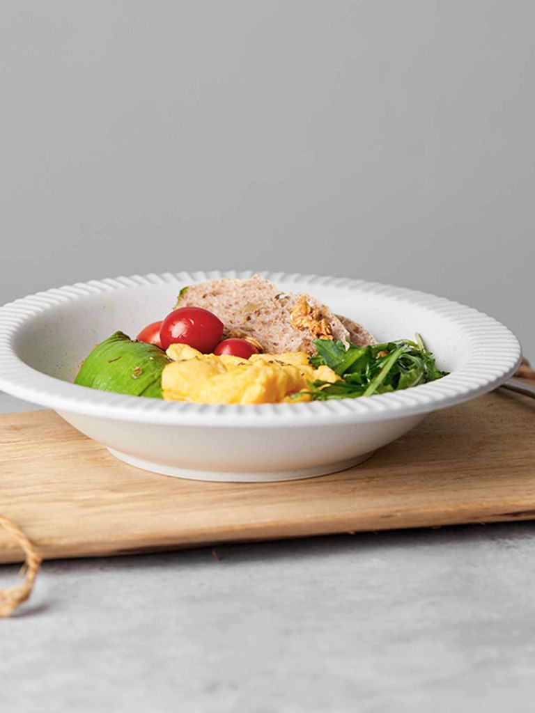 Đĩa | MAGNUS | gốm | xám nhạt | Ø21.3xC4cm