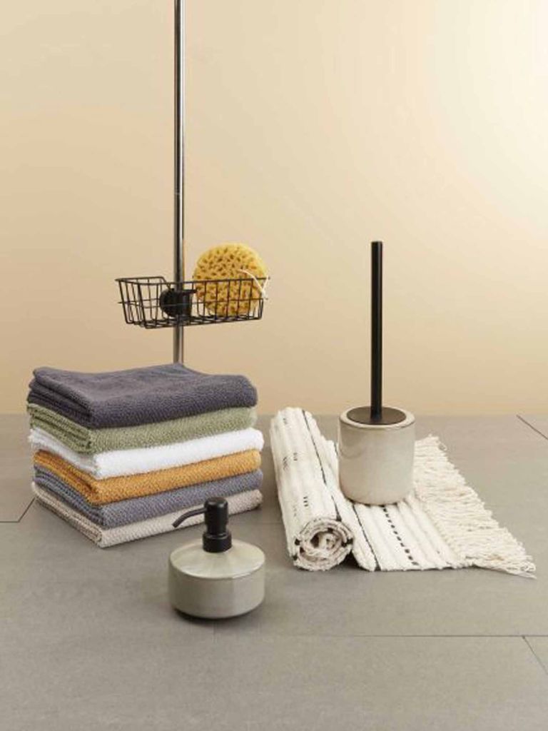 Khăn tắm cotton | GISTAD | màu bạc hà | R50xD90cm