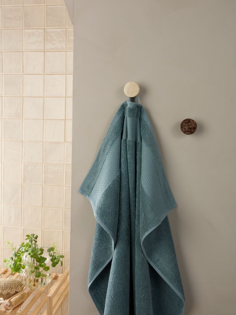 Khăn tắm cotton | NORA | xanh | R50xD100cm