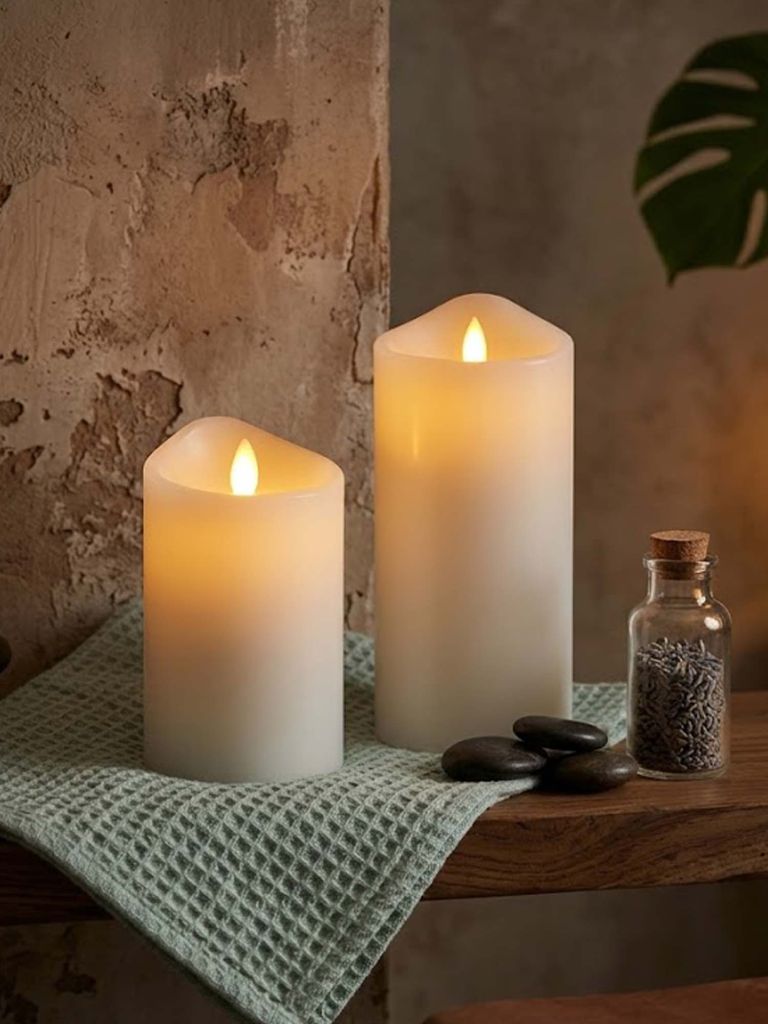 Nến điện | AUGUSTIN | paraffin | tự nhiên | Ø10xC20cm