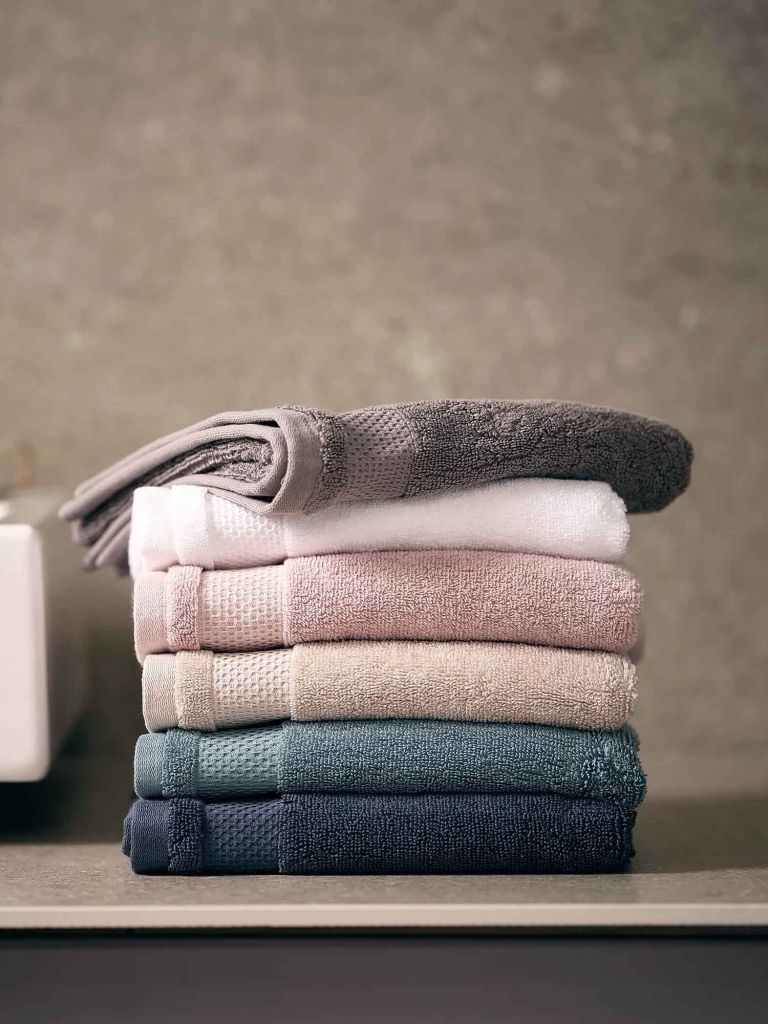 Khăn tắm cotton | NORA | xanh đậm | R50xD100cm
