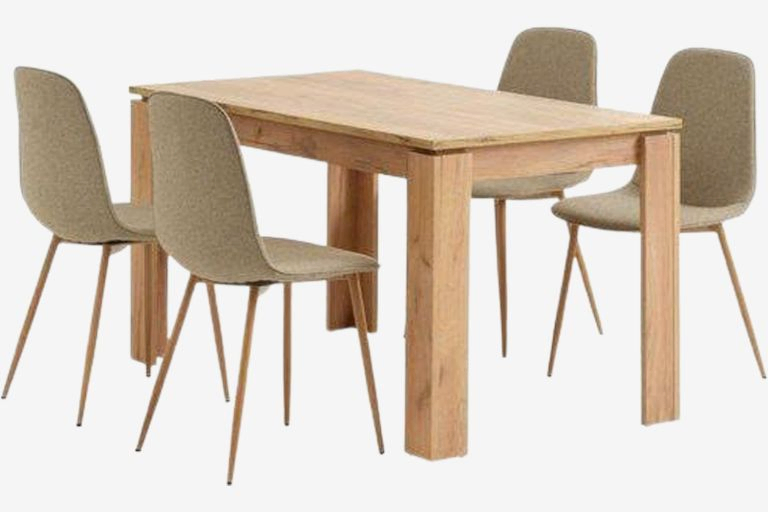Bộ bàn ăn Lintrup D140 và Ghế Bistrup