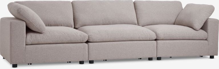 Sofa 3 chỗ | LYBY | vải polyester | vàng cát | R294xS98xC81cm