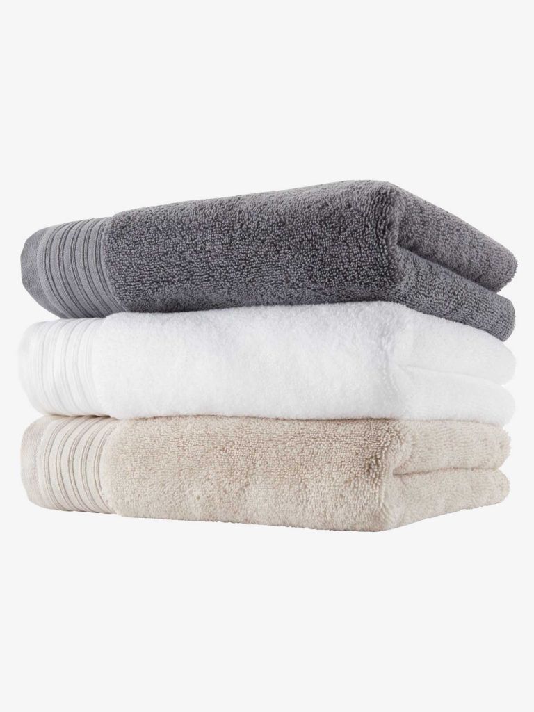 Khăn tắm cotton | SORUNDA | xám | R50xD100cm