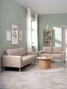 Sofa 3 chỗ | EGENSE | vải polyester | vàng cát | R200xS80xC80cm