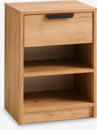 Tủ đầu giường | JENSLEV | gỗ công nghiệp | màu sồi | R41xS33xC57cm