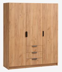 Tủ quần áo | JENSLEV | gỗ công nghiệp | màu sồi | R145xS50xC176cm