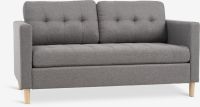 Sofa 2 chỗ | FALSLEV | vải polyester | xám | R152xS84xC78cm