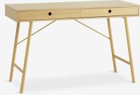 Bàn làm việc | LINDVED | gỗ công nghiệp/kim loại | màu sồi | R48xD120xC76cm