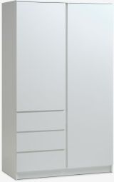 Tủ quần áo | LIMFJORDEN | gỗ công nghiệp | trắng | R120xS58xC200cm