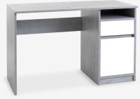 Bàn làm việc | BILLUND | gỗ công nghiệp | trắng/xám | R54xD120xC75cm