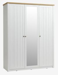 Tủ quần áo | MARKSKEL | gỗ công nghiệp | màu sồi/trắng | R162xS61xC210cm