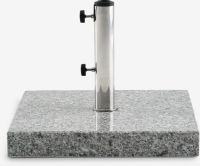Chân đế dù ngoài trời | GAMMELSOLE | thép không gỉ/đá | xám | R50xD50xC8cm