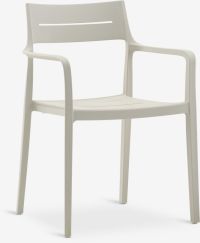 Ghế ngoài trời | INGSTRUP | nhựa PP | be | R56xS53xC82cm